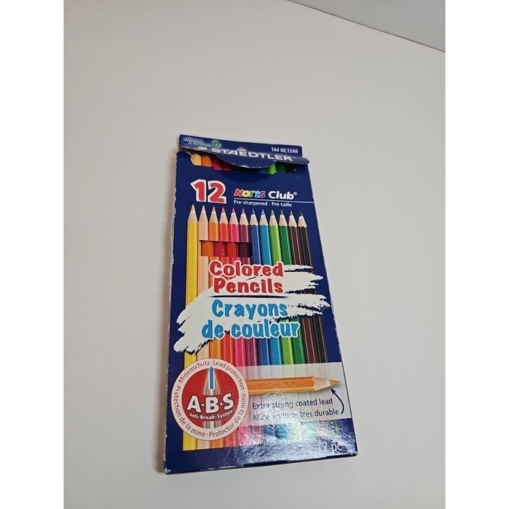 Staedtler Noris‎ Club Colored Pencils 12 Pack Pre Sharpened New